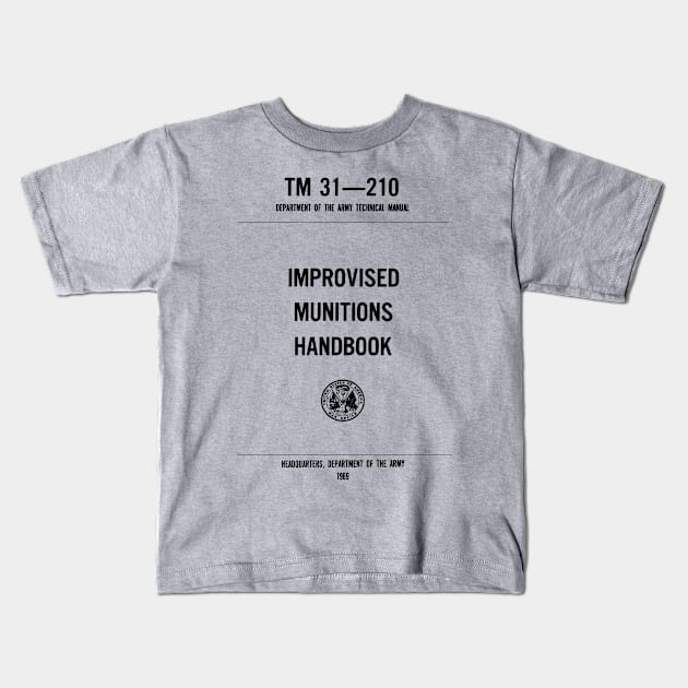 TM 31-210 Improvised Munitions Handbook Kids T-Shirt by Sosnitsky